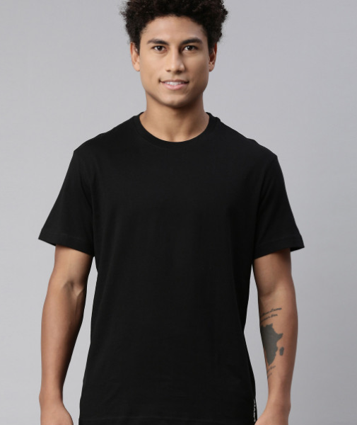 Men Soft Pure Cotton Round Neck Half Sleeve Tshirt