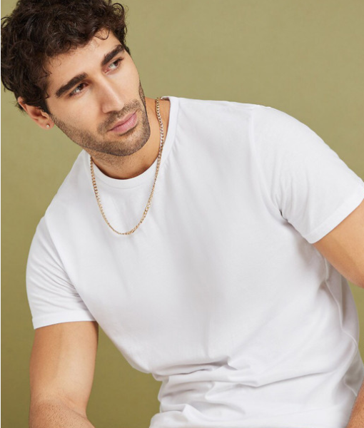 Pure Cotton Round Neck T-shirt