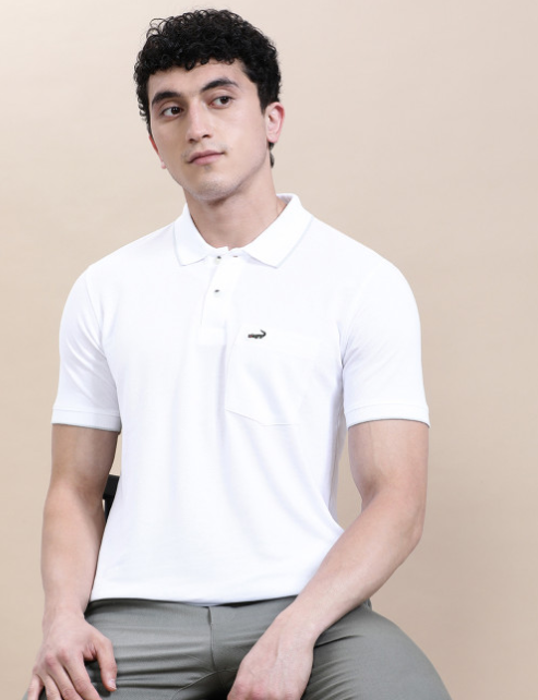 屏幕截图 2026-07-25 160116 Polo Collar Short Sleeves Slim Fit T-shirt - Image 1
