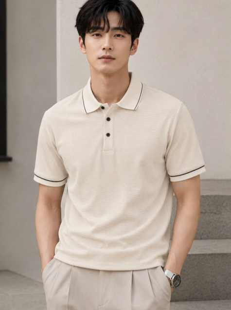 屏幕截图 2026-07-25 163044 Men Polo Collar T-shirt - Image 1