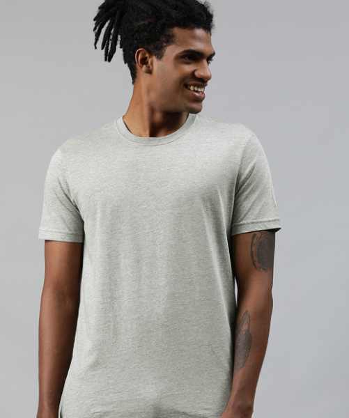 Men Soft Pure Cotton Round Neck Half Sleeve Tshirt