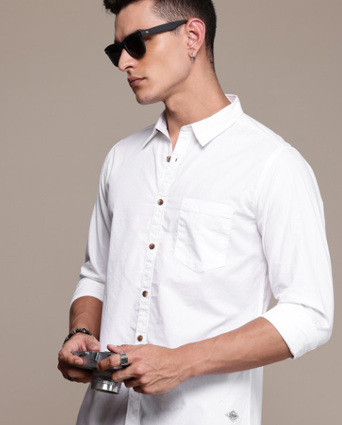 The Life Co. Pure Cotton Casual Shirt