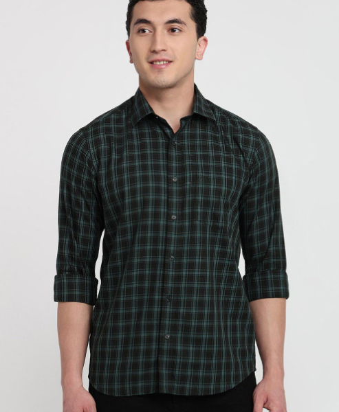 Men Checked Casual Shirt