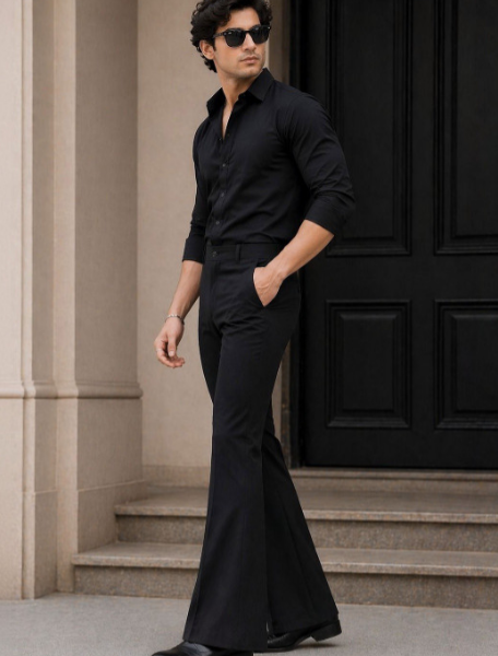 Men Bootcut Trousers