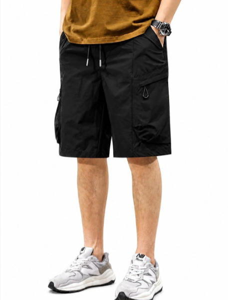 Men Regular Fit Rapid-Dry Cargos