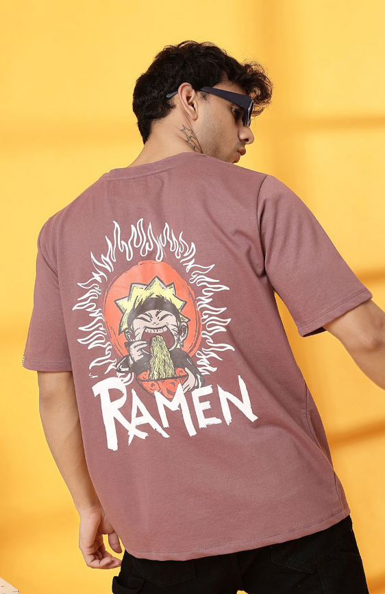批注 2026-08-10 203805 Unisex Naruto Graphic Printed Round Neck Cotton Oversized T-shirt - Image 1