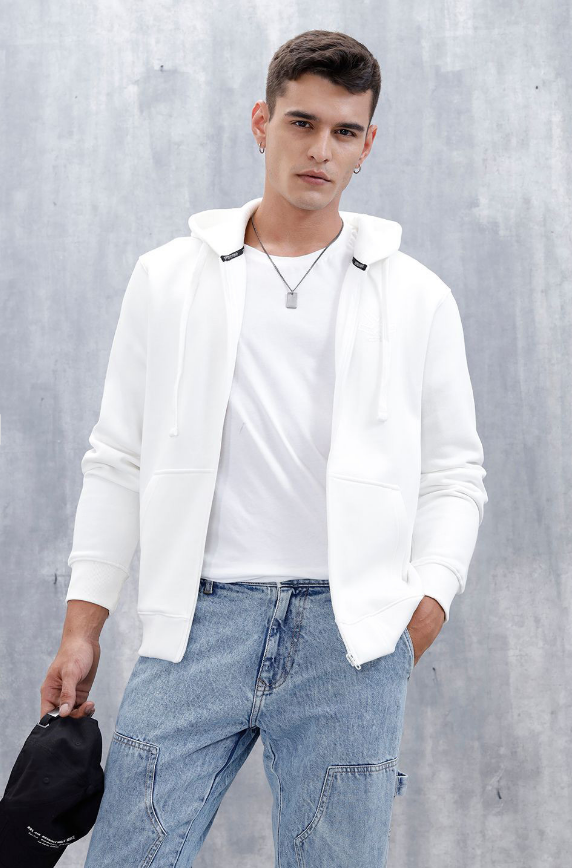 批注 2026-08-10 214313 Hooded Long Sleeves Front-Open Sweatshirt - Image 1