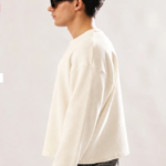 Men's Boxy Fit Self Design Round Neck T-shirt