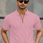 Men Polo Collar T-shirt